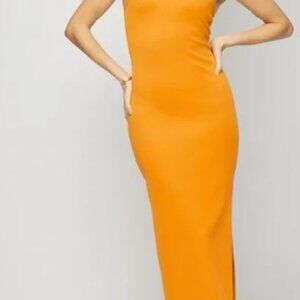 WHBM FORME Rib Sleeveless Midi Dress XXS